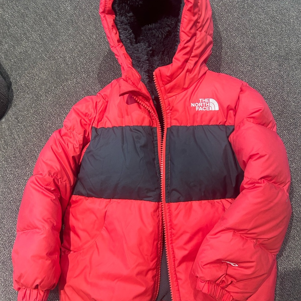 The North Face Kids Puffer Jacket in Red and Black